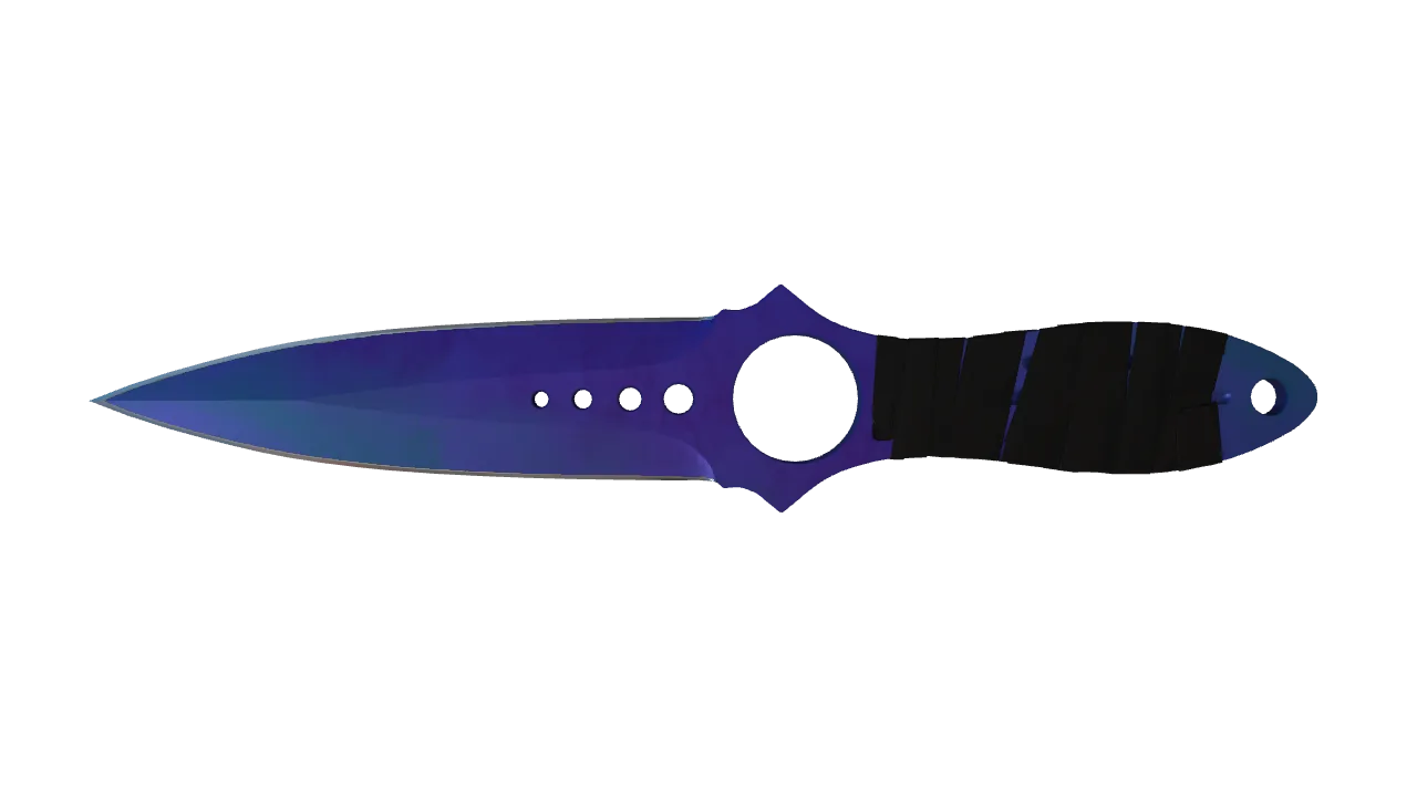 Skeleton Knife | Doppler (Sapphire) seed #643, front