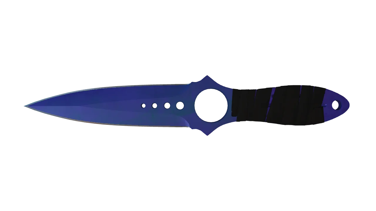 Skeleton Knife | Doppler (Sapphire) seed #648, front