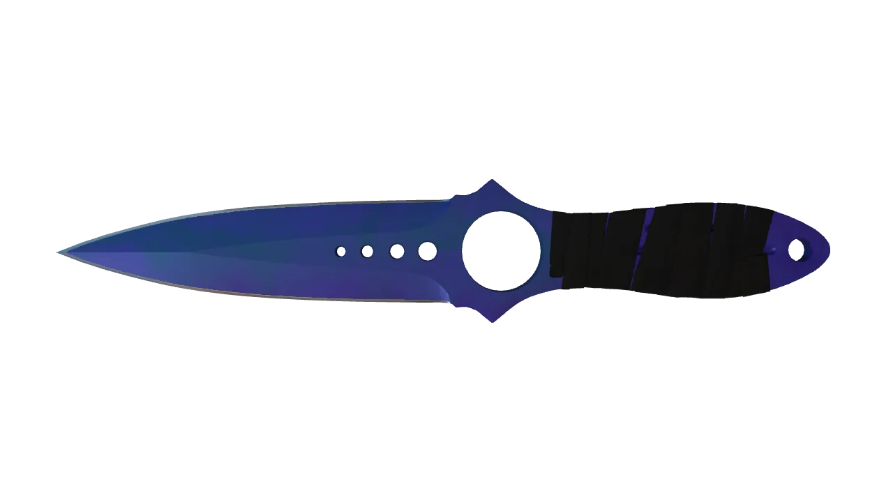 Skeleton Knife | Doppler (Sapphire) seed #649, front