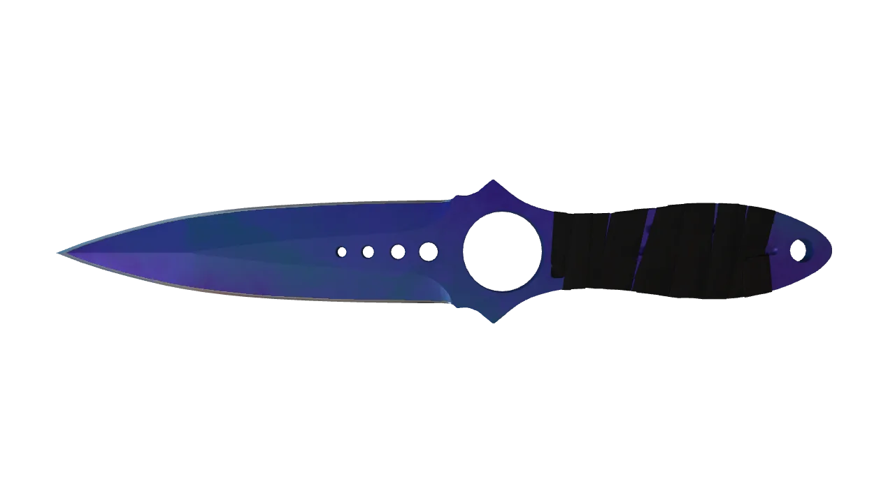Skeleton Knife | Doppler (Sapphire) seed #653, front