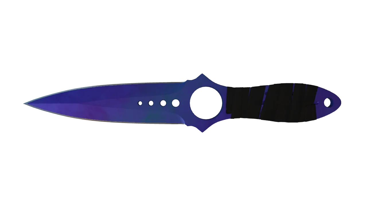 Skeleton Knife | Doppler (Sapphire) seed #659, front