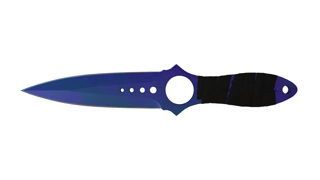Skeleton Knife | Doppler (Sapphire) seed #660, front