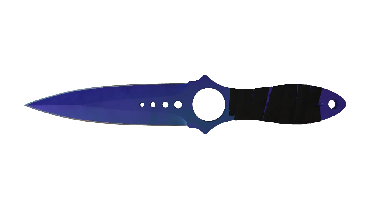 Skeleton Knife | Doppler (Sapphire) seed #664, front
