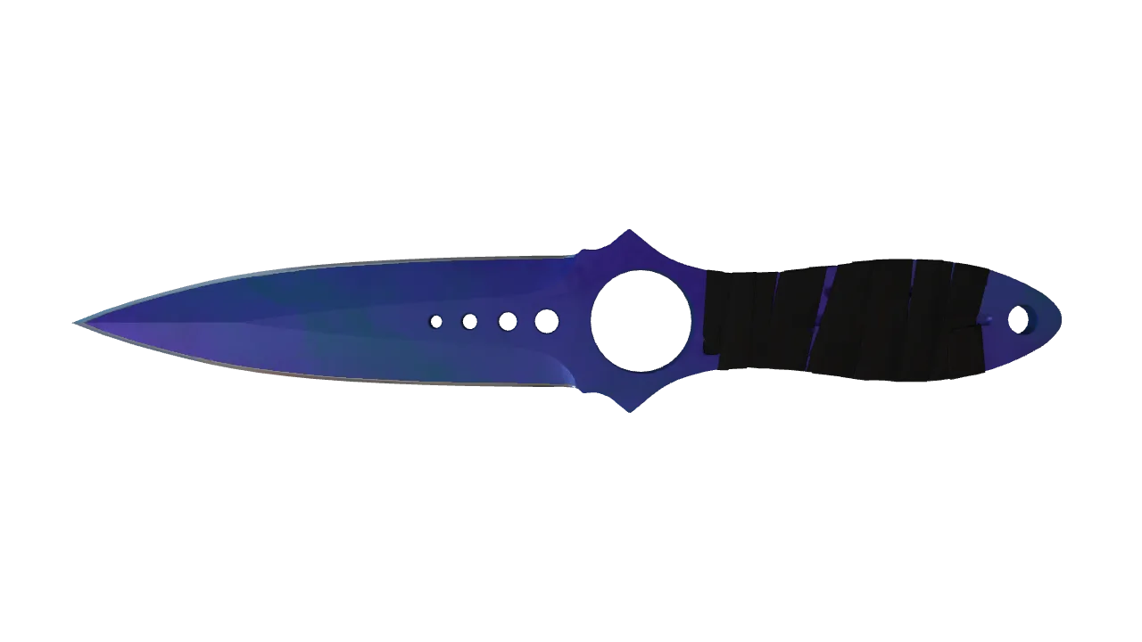 Skeleton Knife | Doppler (Sapphire) seed #683, front