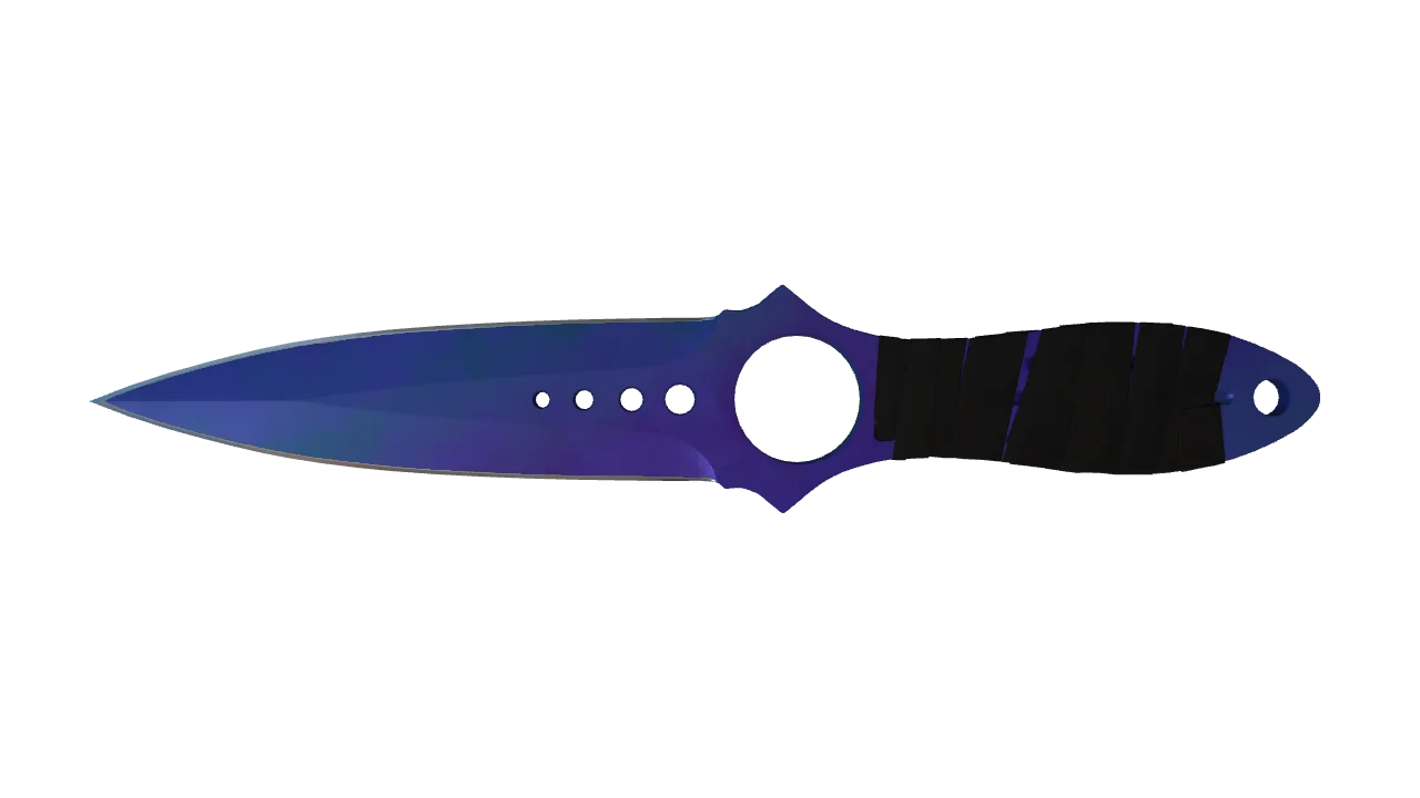 Skeleton Knife | Doppler (Sapphire) seed #690, front