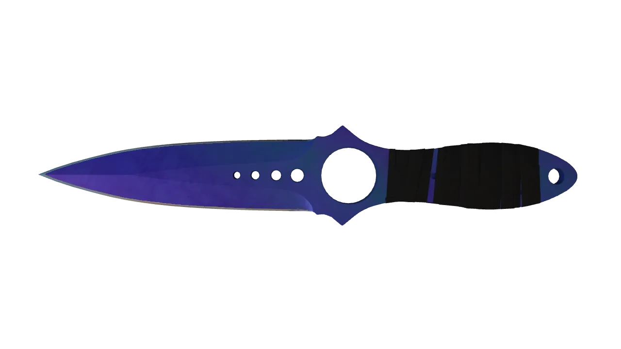 Skeleton Knife | Doppler (Sapphire) seed #707, back