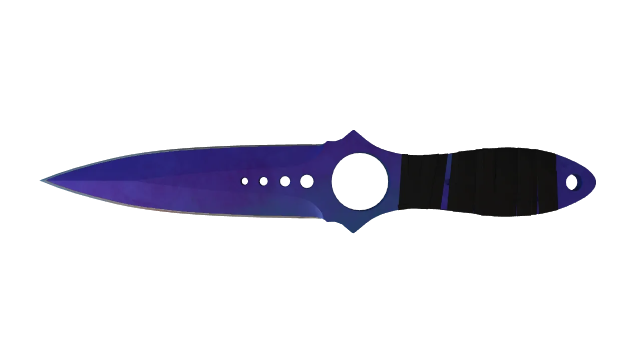 Skeleton Knife | Doppler (Sapphire) seed #708, back
