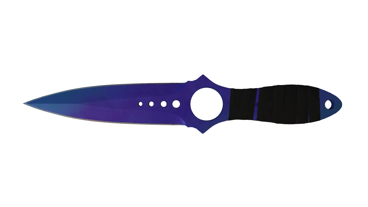 Skeleton Knife | Doppler (Sapphire) seed #712, back