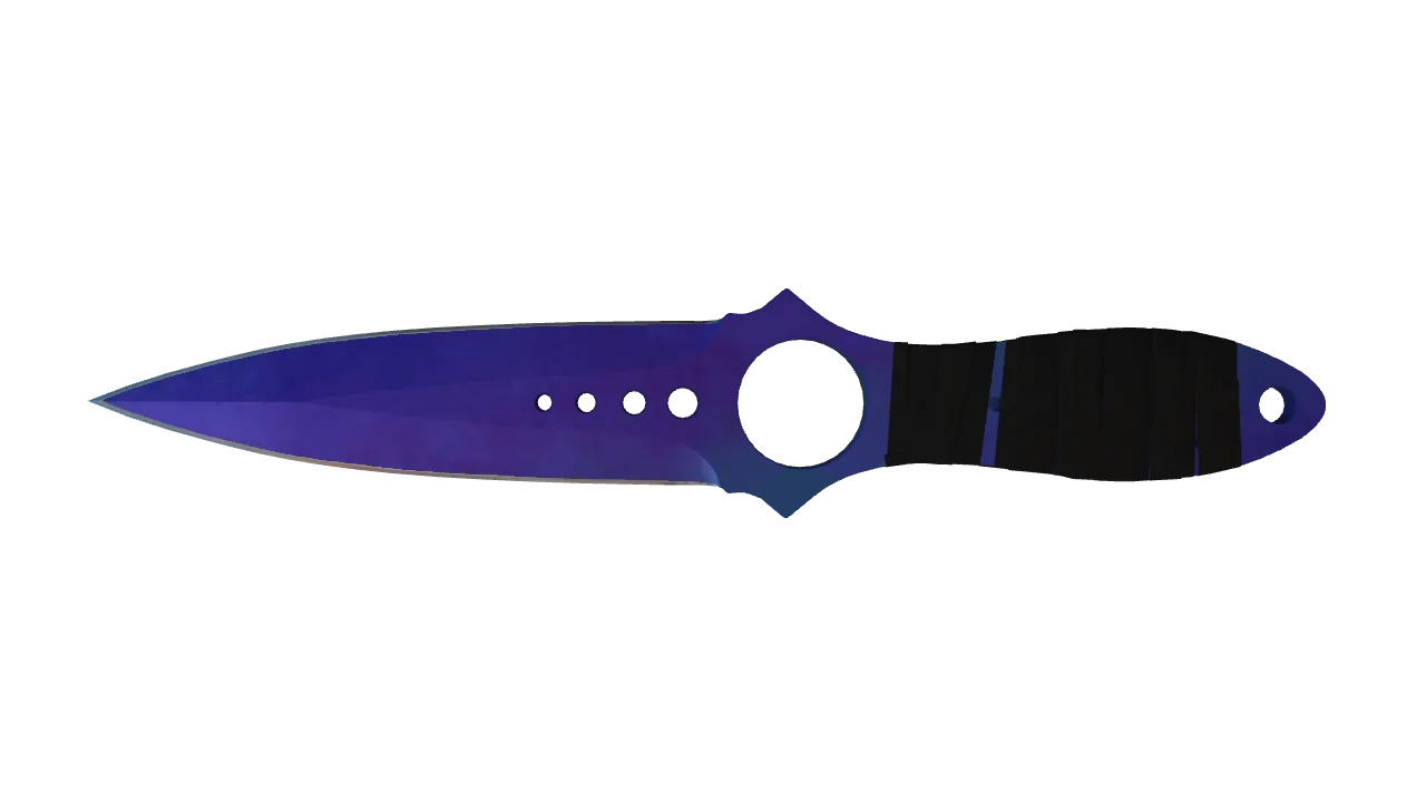 Skeleton Knife | Doppler (Sapphire) seed #721, back