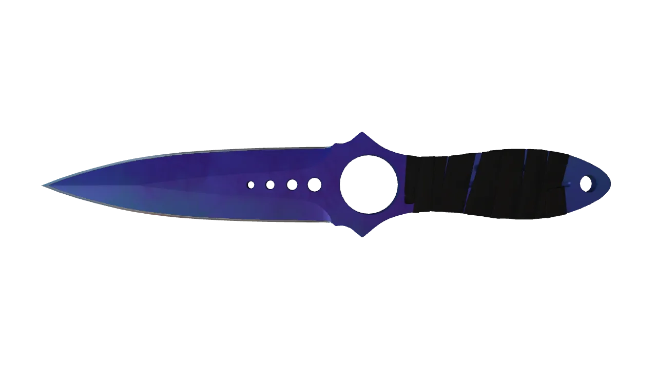 Skeleton Knife | Doppler (Sapphire) seed #768, front