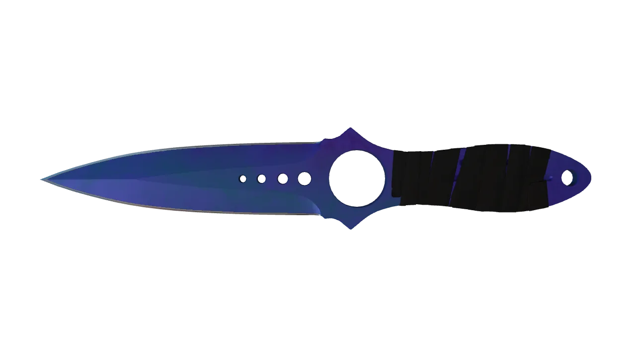 Skeleton Knife | Doppler (Sapphire) seed #771, front