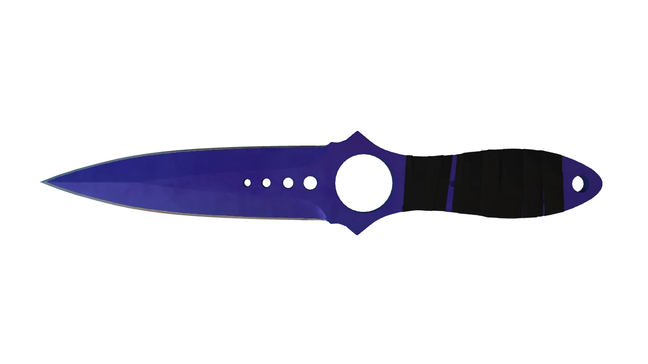 Skeleton Knife | Doppler (Sapphire) seed #792, back