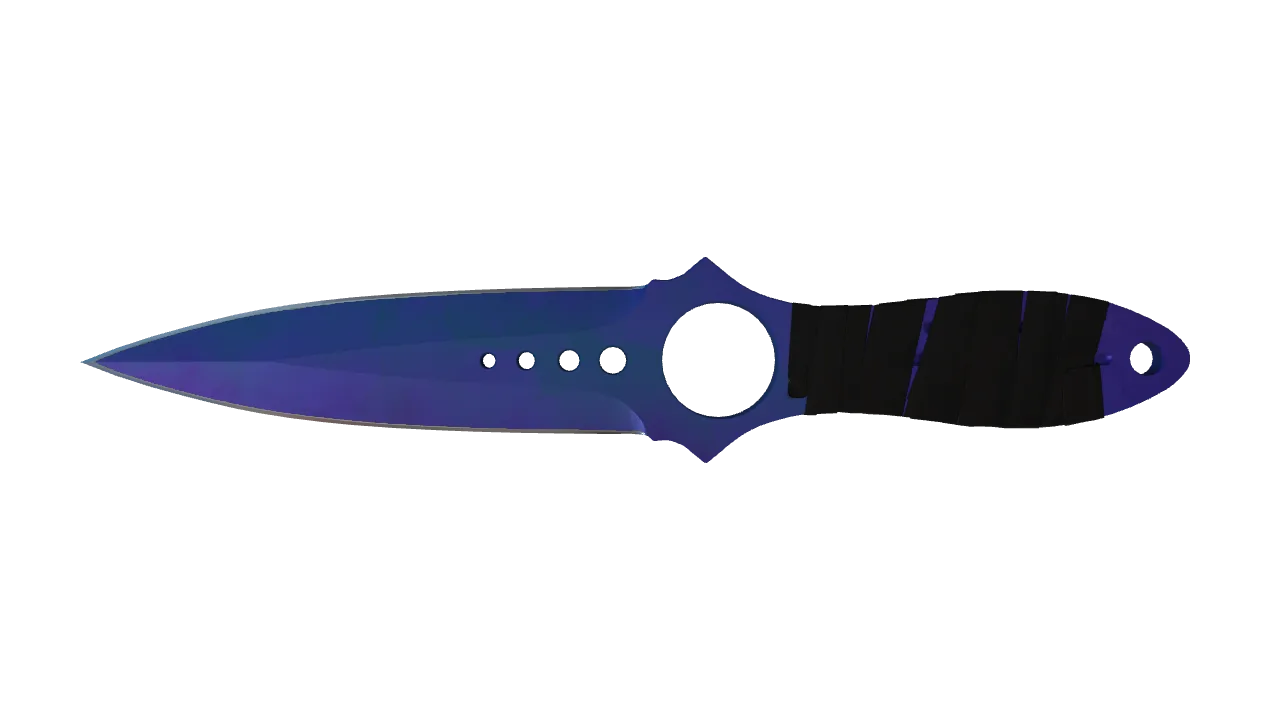 Skeleton Knife | Doppler (Sapphire) seed #792, front