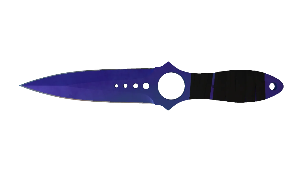 Skeleton Knife | Doppler (Sapphire) seed #800, back
