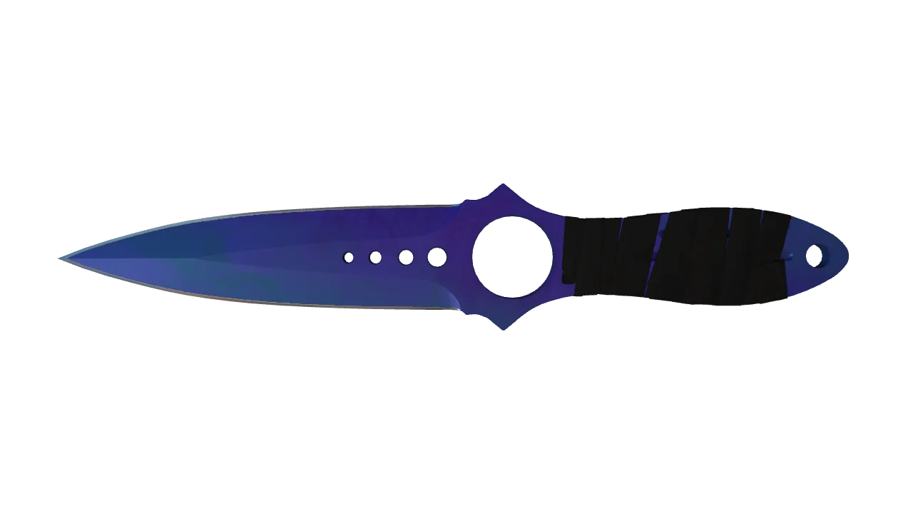 Skeleton Knife | Doppler (Sapphire) seed #81, front