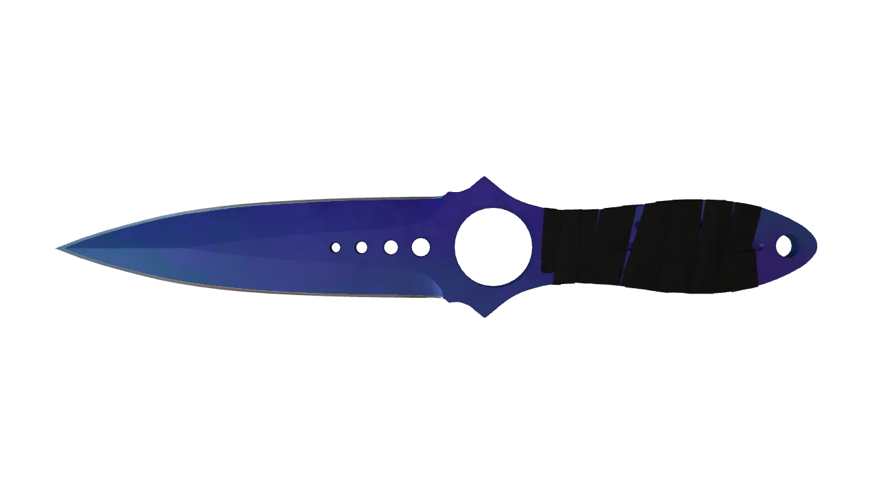 Skeleton Knife | Doppler (Sapphire) seed #832, front