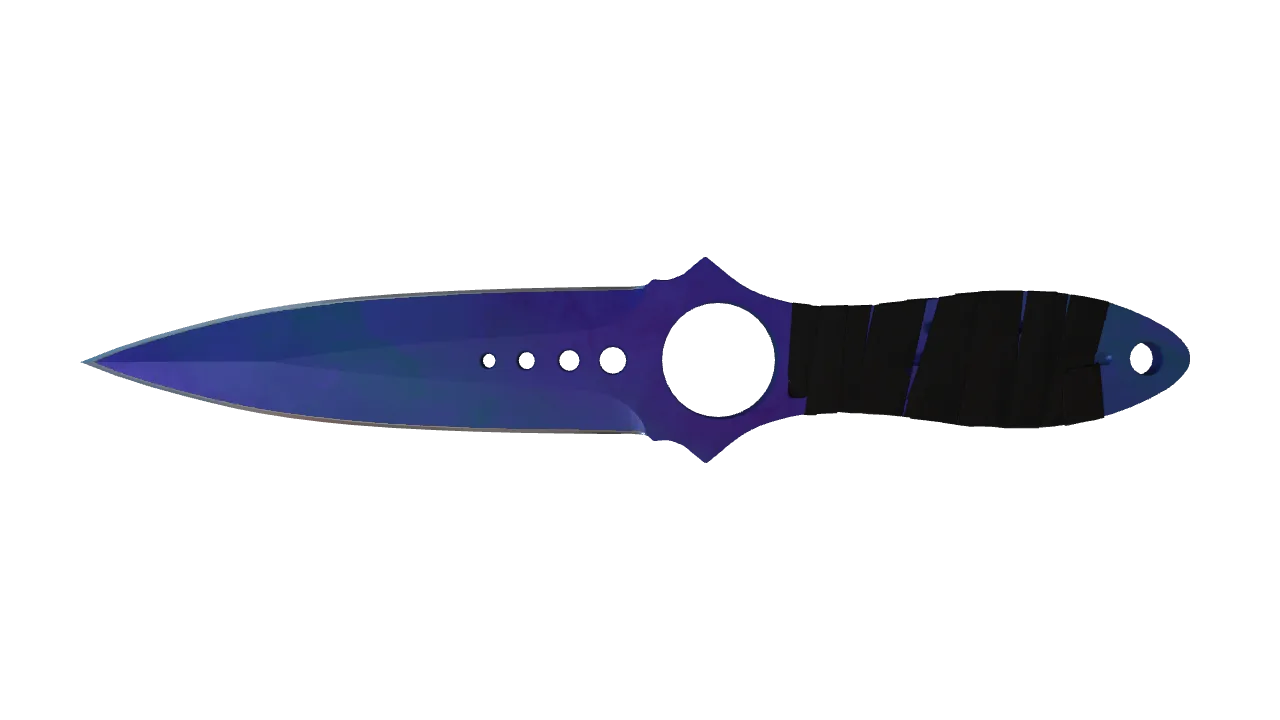 Skeleton Knife | Doppler (Sapphire) seed #836, front