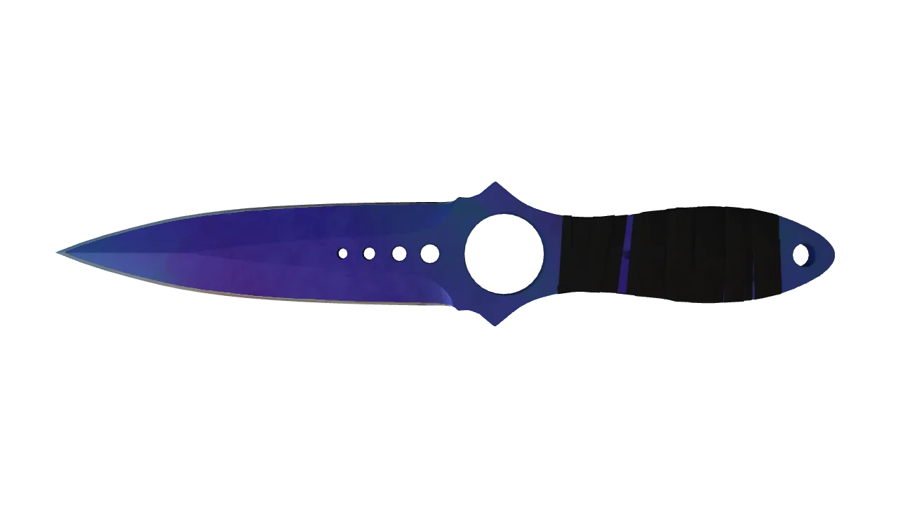 Skeleton Knife | Doppler (Sapphire) seed #837, back