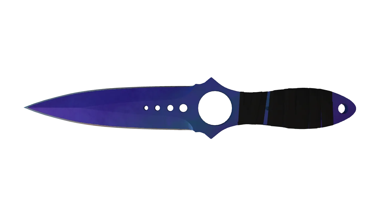 Skeleton Knife | Doppler (Sapphire) seed #838, back