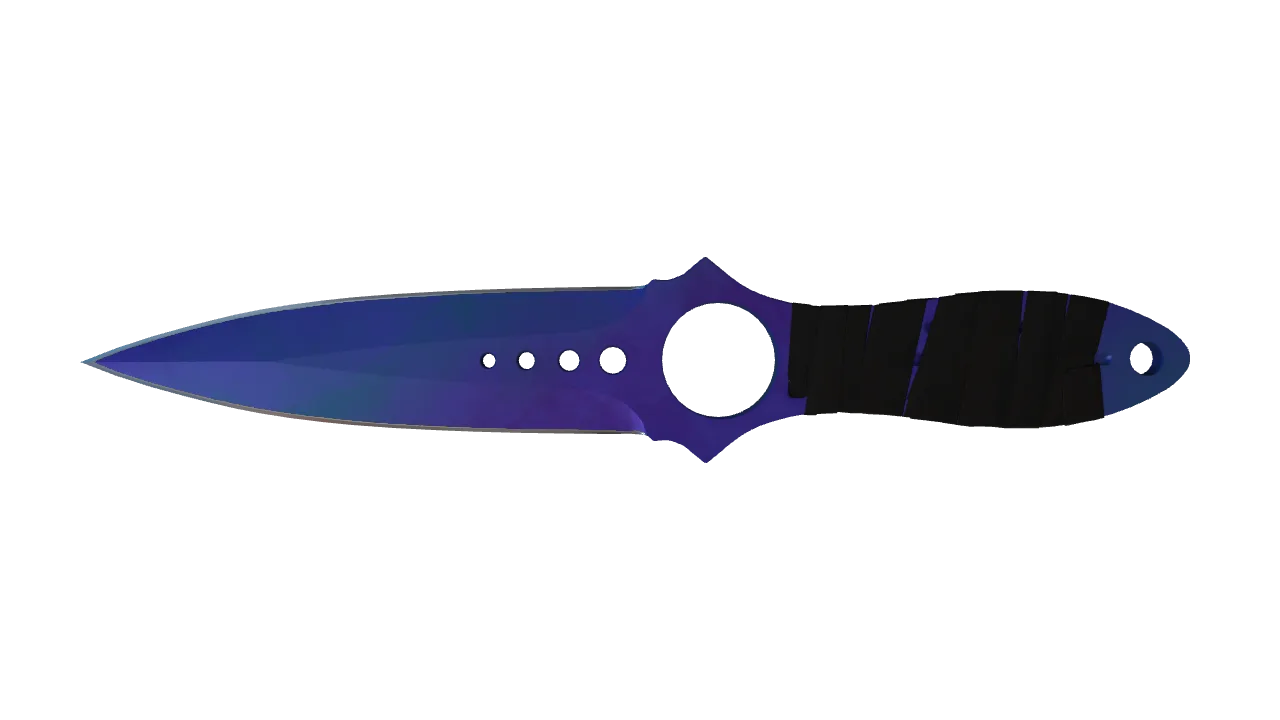 Skeleton Knife | Doppler (Sapphire) seed #838, front