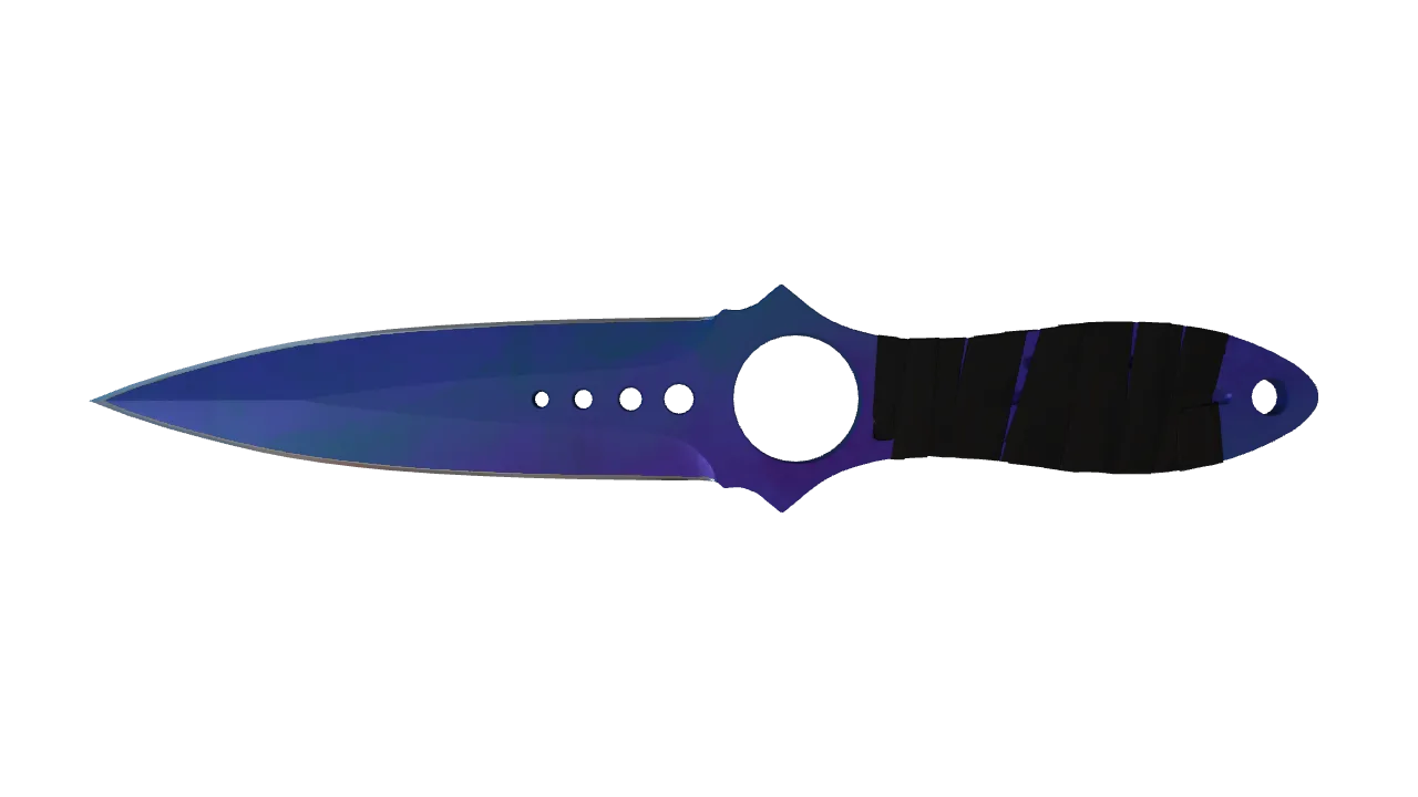 Skeleton Knife | Doppler (Sapphire) seed #872, front