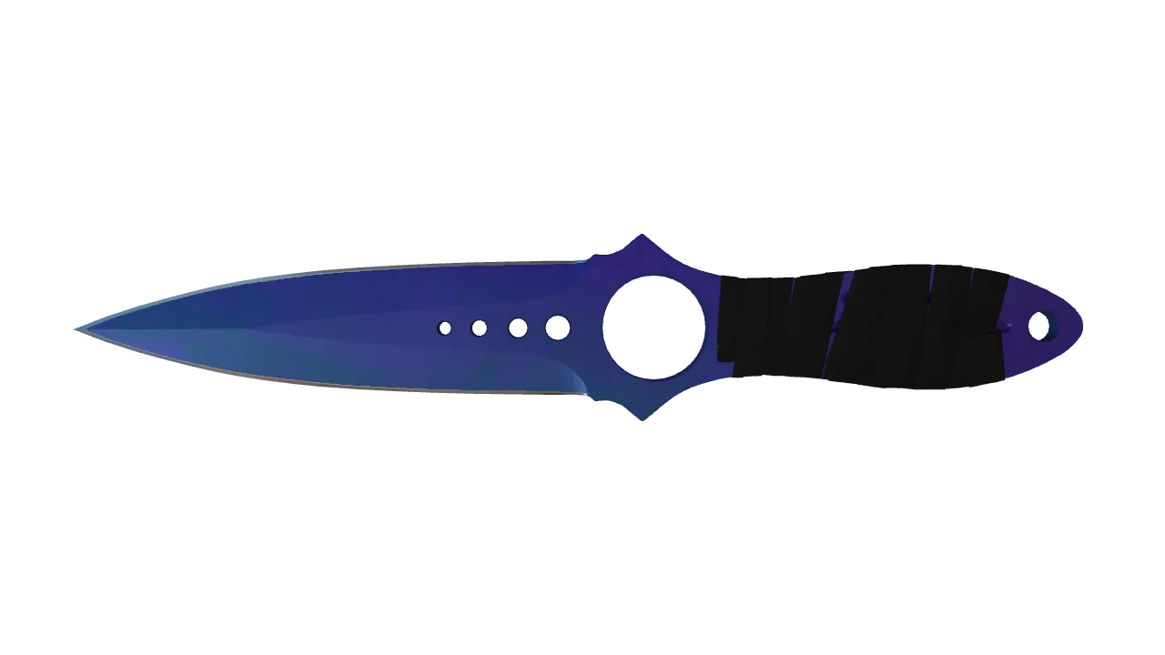 Skeleton Knife | Doppler (Sapphire) seed #874, front