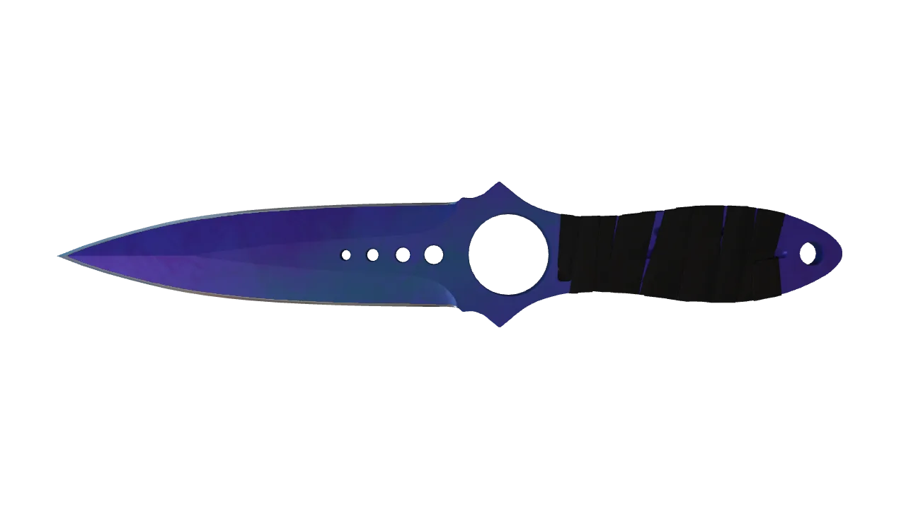 Skeleton Knife | Doppler (Sapphire) seed #890, front