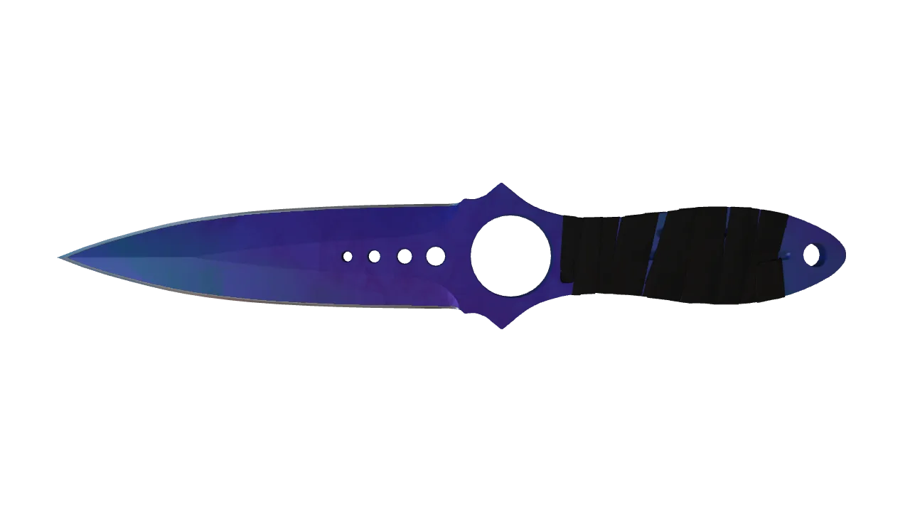 Skeleton Knife | Doppler (Sapphire) seed #932, front