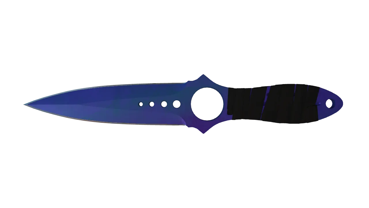 Skeleton Knife | Doppler (Sapphire) seed #936, front