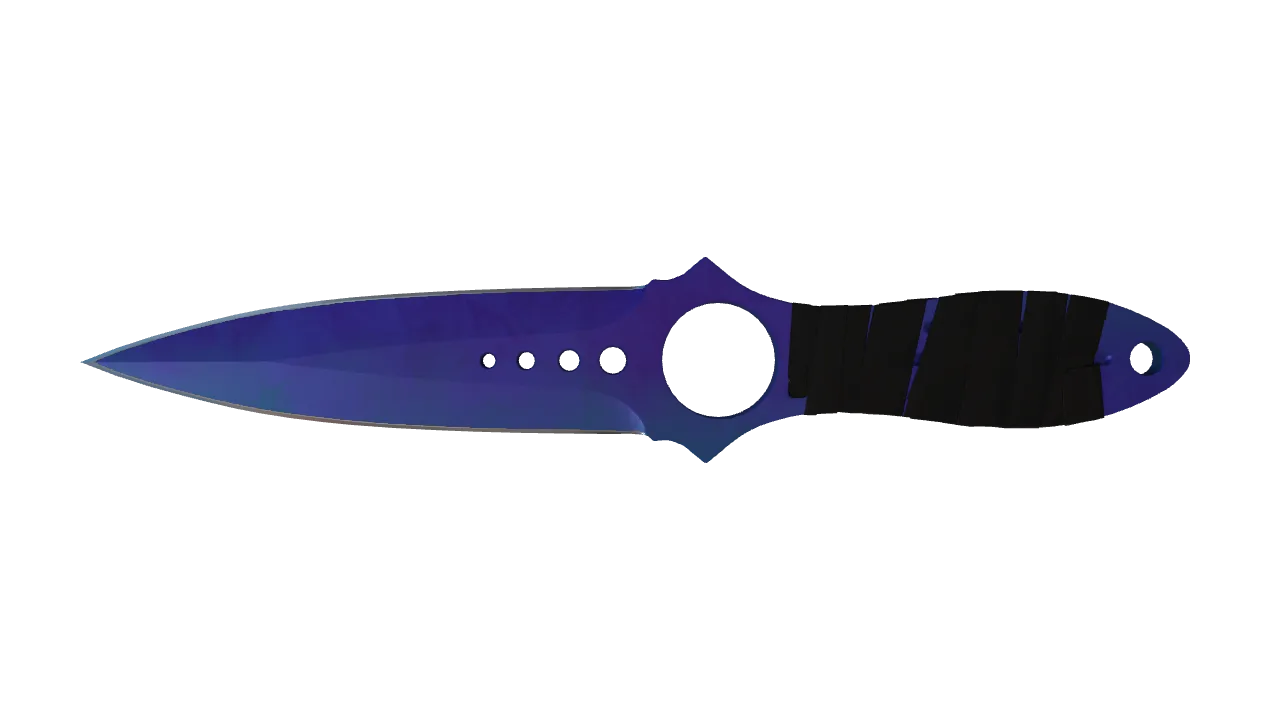 Skeleton Knife | Doppler (Sapphire) seed #965, front