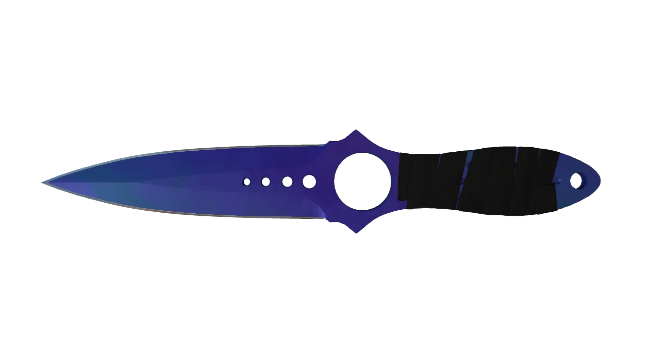 Skeleton Knife | Doppler (Sapphire) seed #971, front
