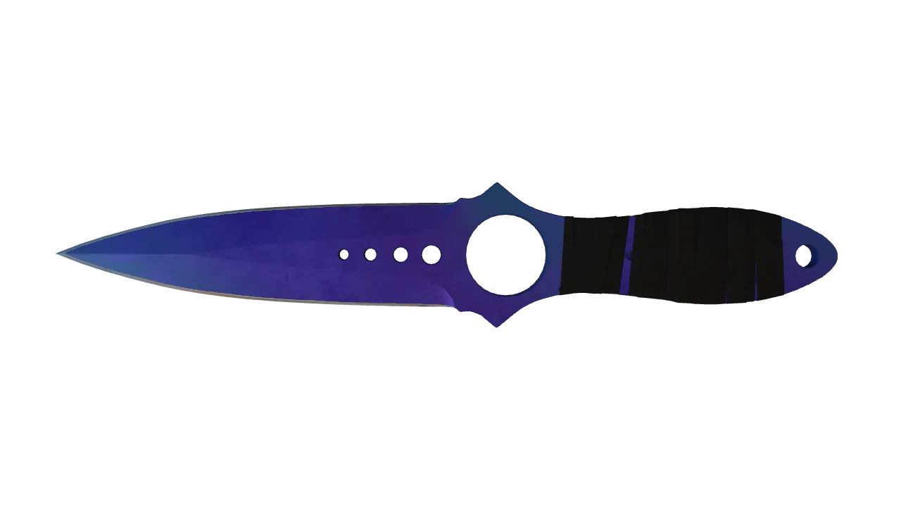 Skeleton Knife | Doppler (Sapphire) seed #977, back