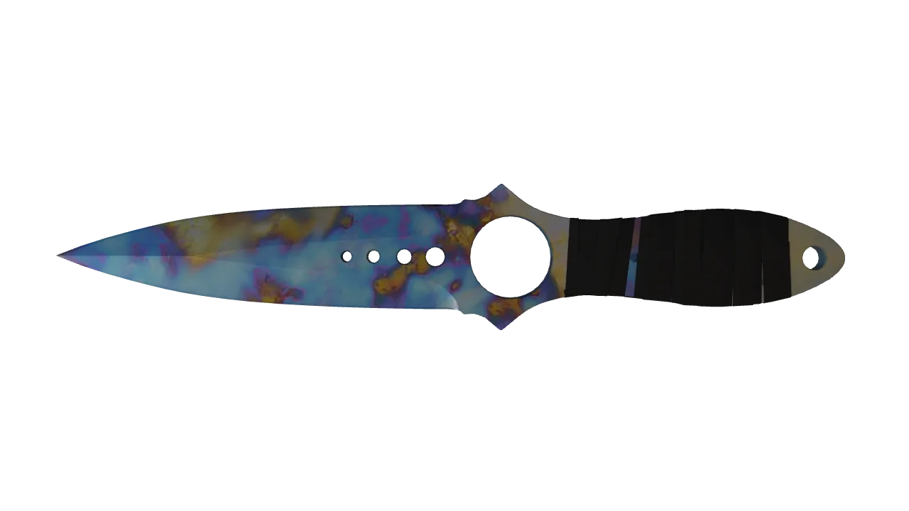 Skeleton Knife | Case Hardened seed #10, back