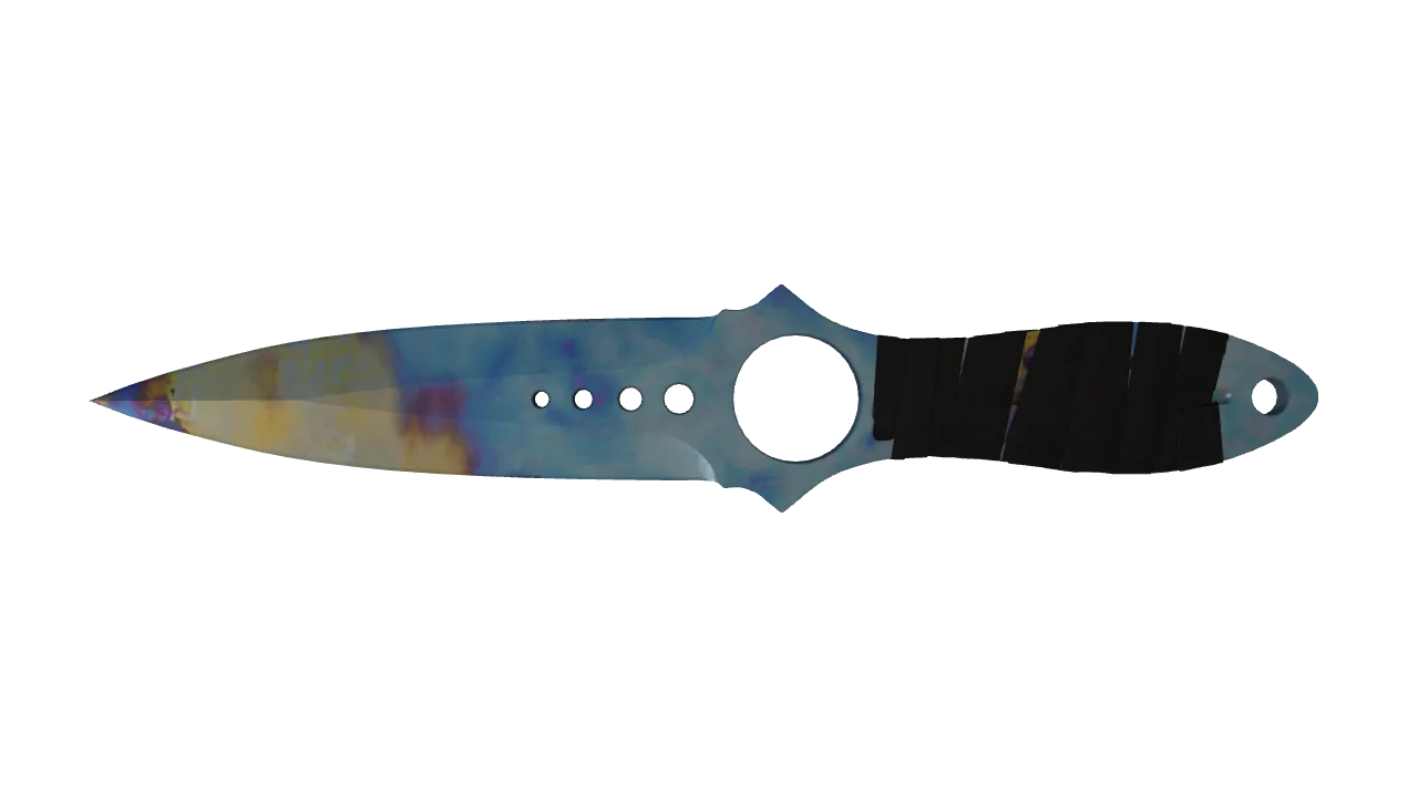 Skeleton Knife | Case Hardened seed #10, front
