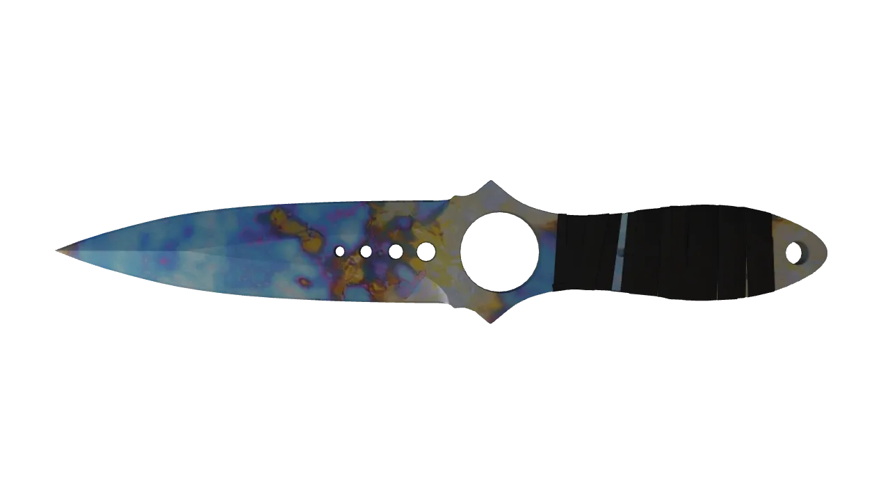 Skeleton Knife | Case Hardened seed #103, back