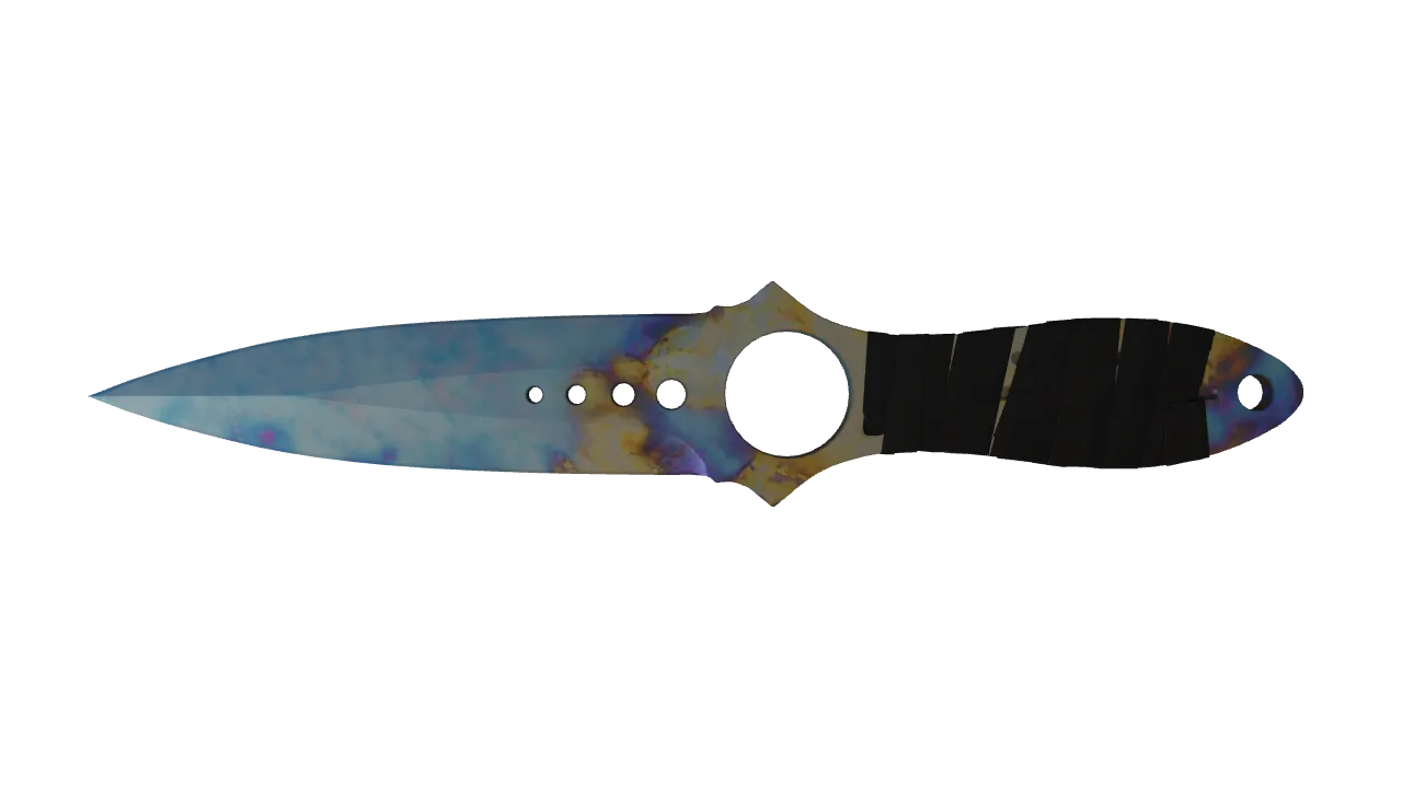 Skeleton Knife | Case Hardened seed #13, front