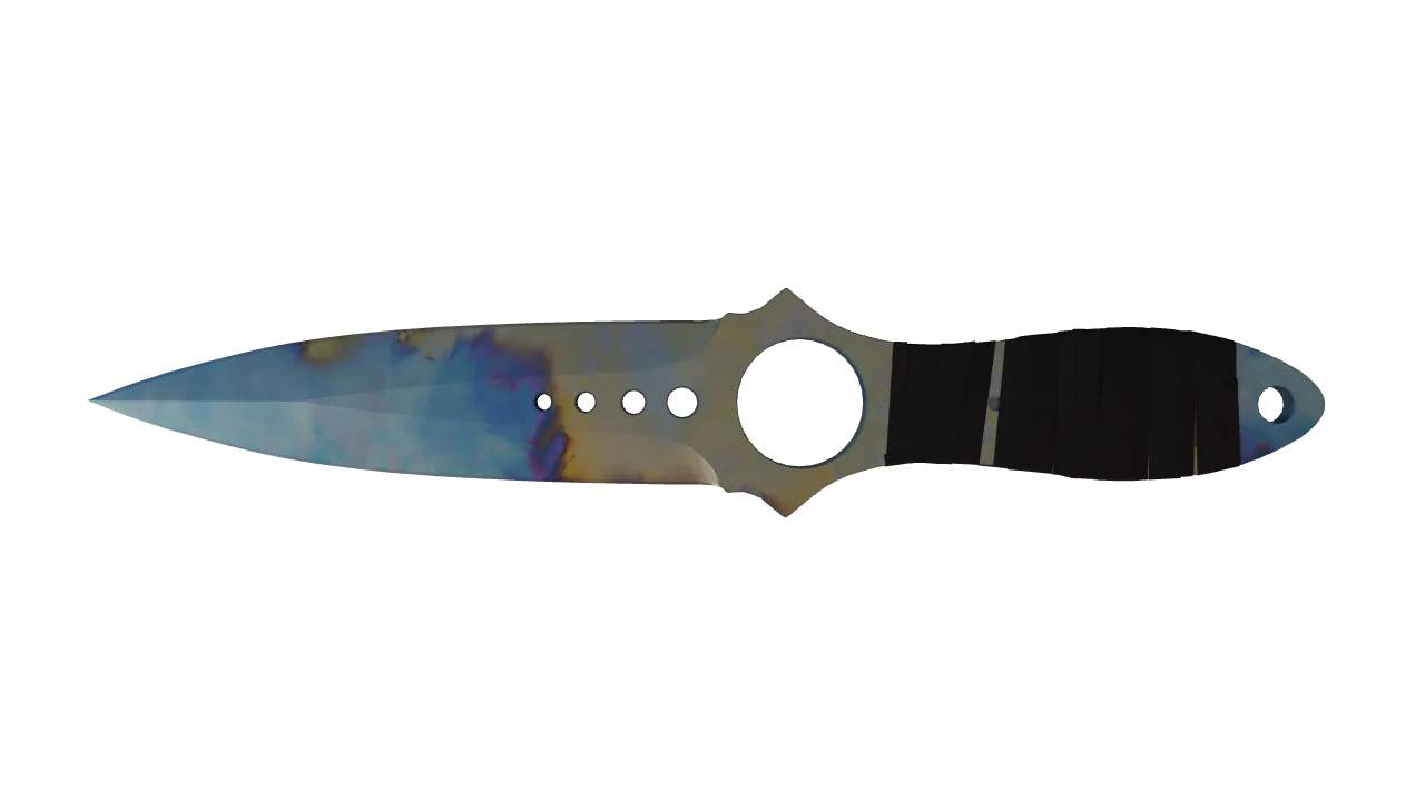 Skeleton Knife | Case Hardened seed #14, back