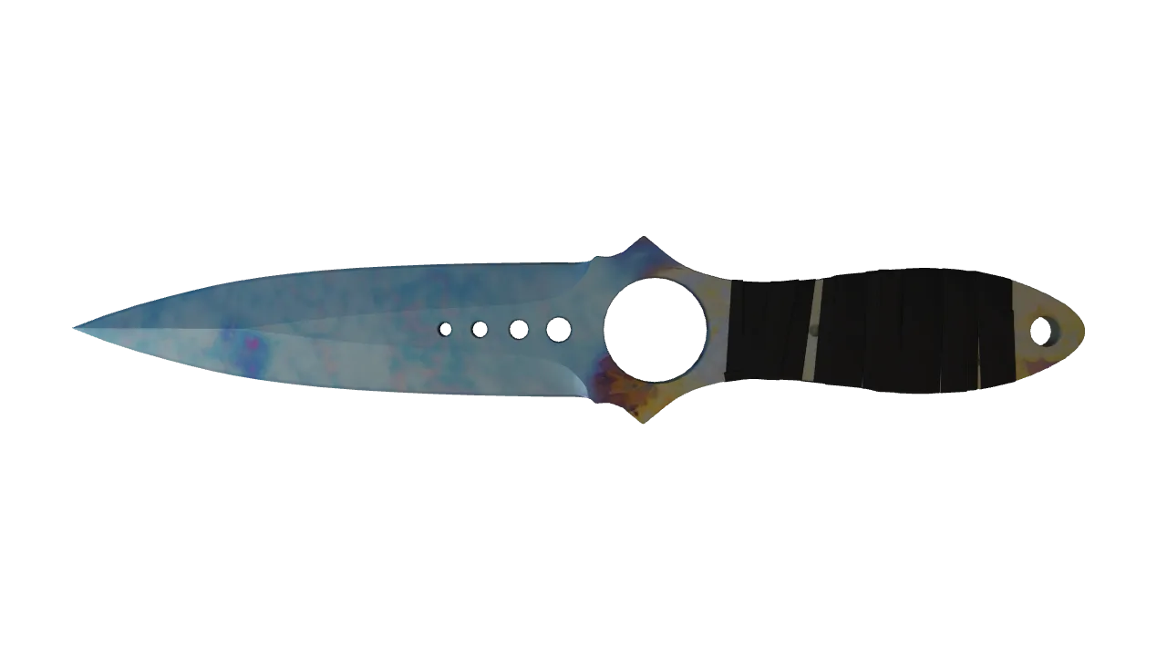 Skeleton Knife | Case Hardened seed #169, back