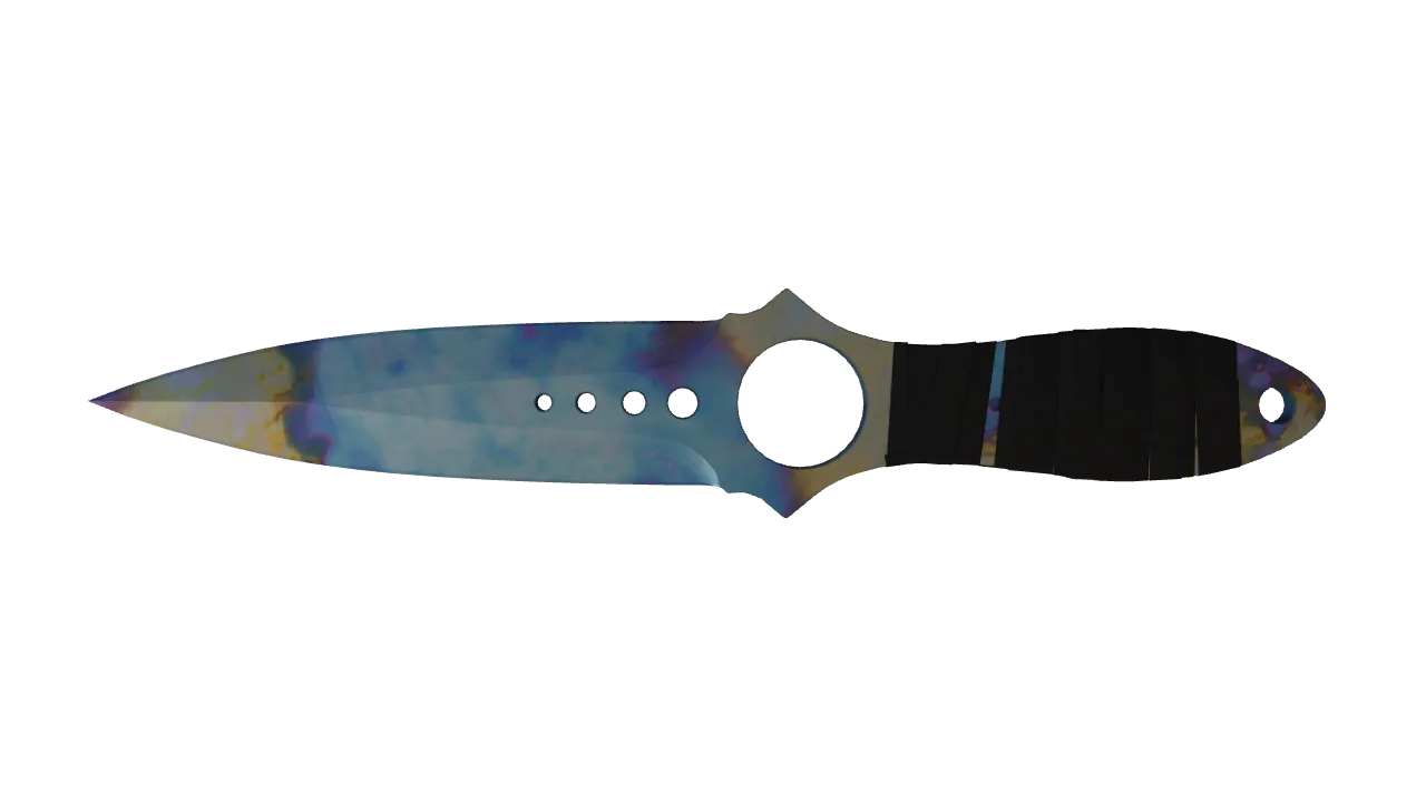 Skeleton Knife | Case Hardened seed #170, back