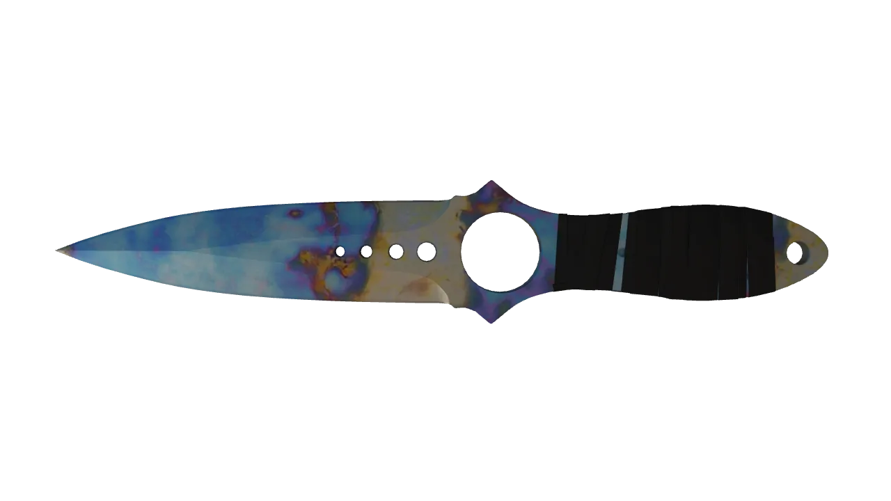 Skeleton Knife | Case Hardened seed #179, back