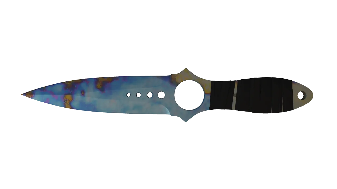 Skeleton Knife | Case Hardened seed #180, back