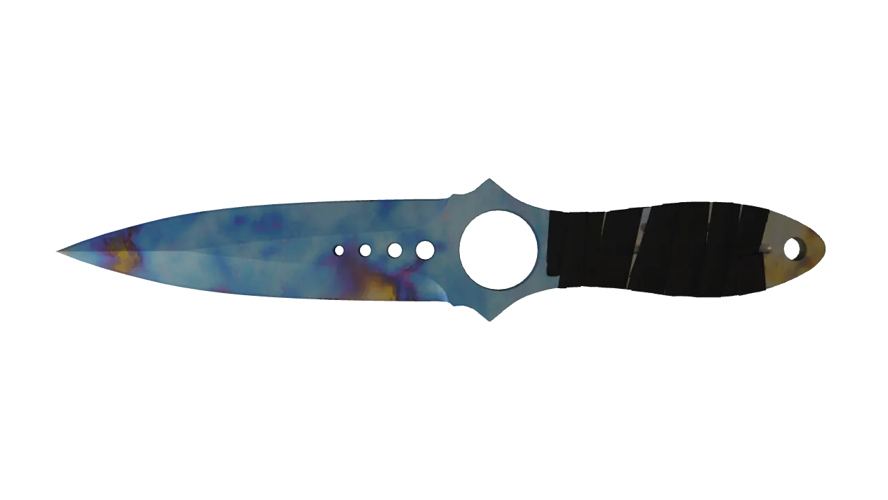 Skeleton Knife | Case Hardened seed #180, front