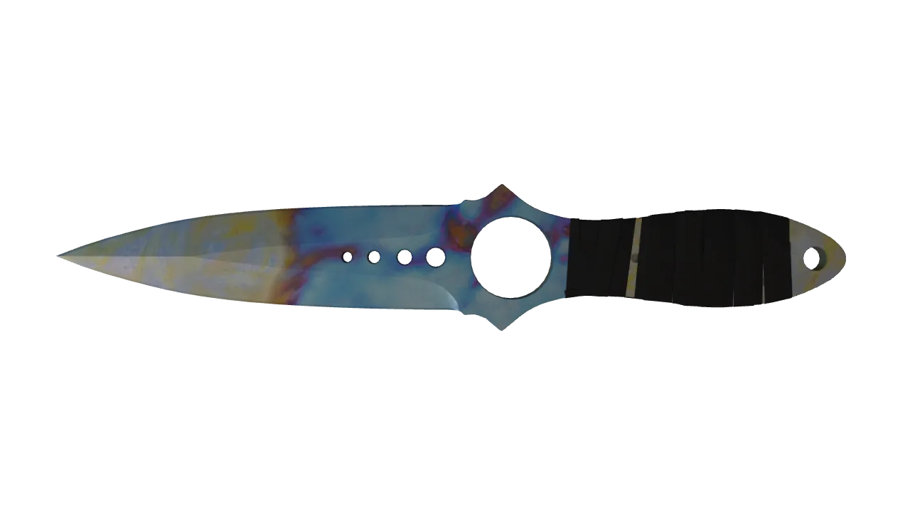 Skeleton Knife | Case Hardened seed #203, back