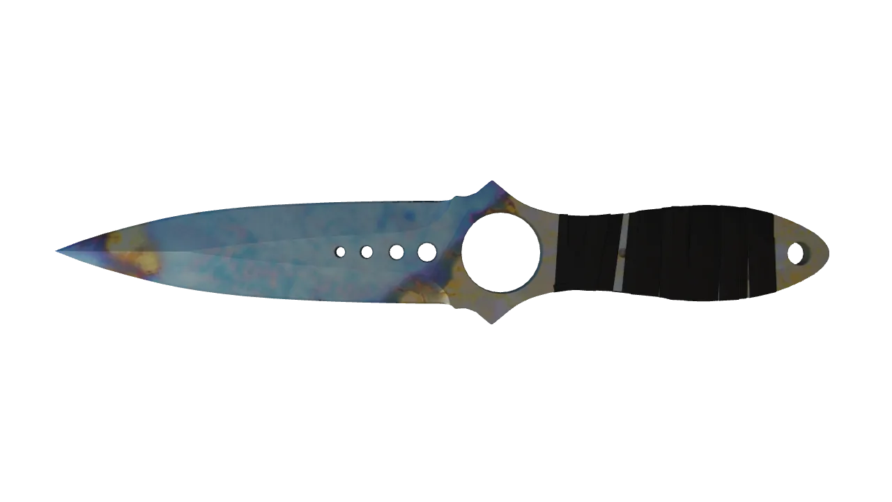 Skeleton Knife | Case Hardened seed #210, back