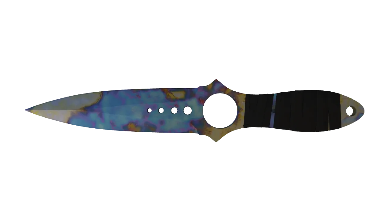 Skeleton Knife | Case Hardened seed #212, back