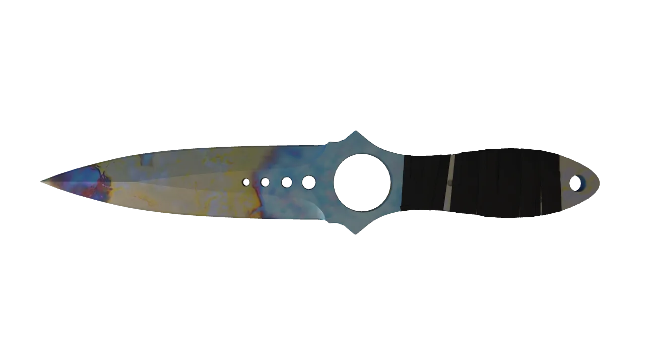 Skeleton Knife | Case Hardened seed #222, back
