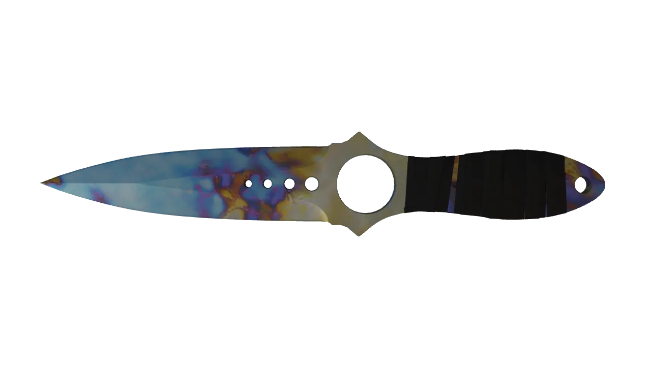 Skeleton Knife | Case Hardened seed #235, back