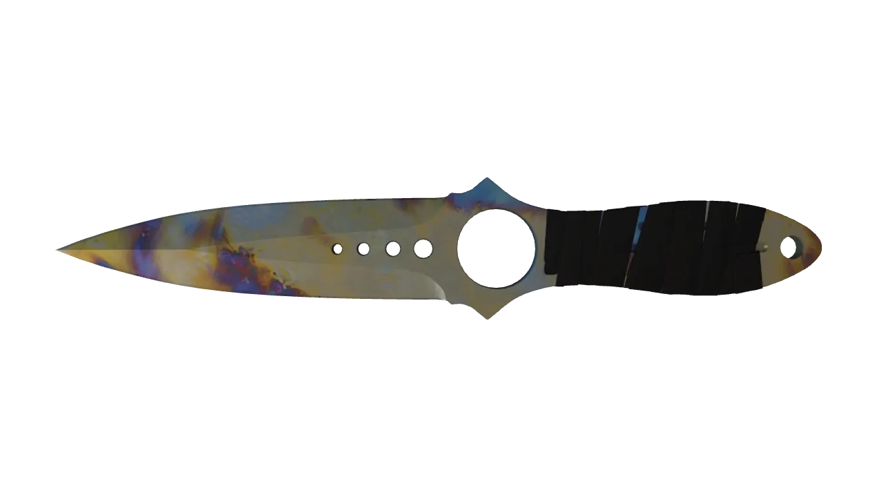Skeleton Knife | Case Hardened seed #239, front