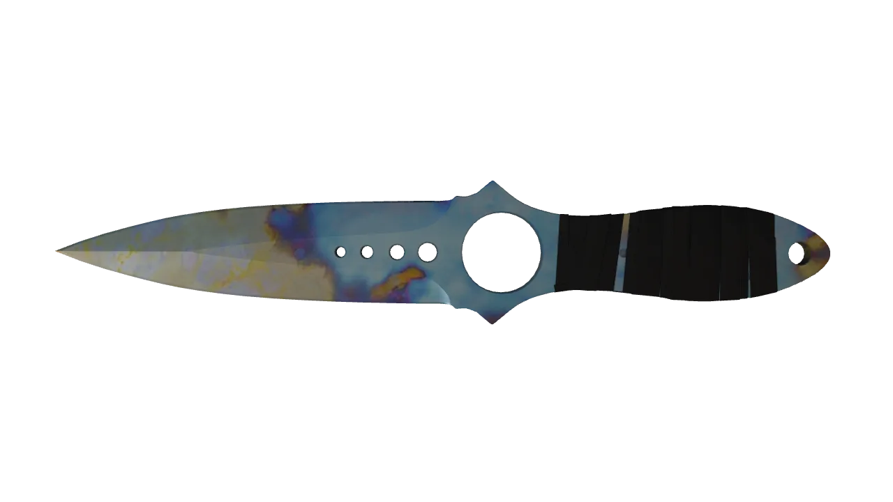 Skeleton Knife | Case Hardened seed #269, back