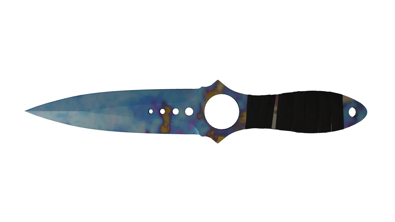 Skeleton Knife | Case Hardened seed #281, back